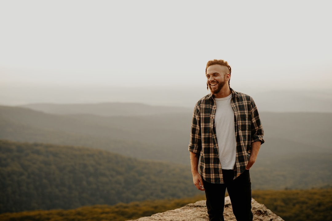 Photo plaid shirt
