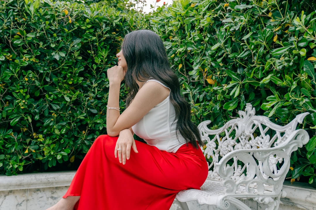 Photo long skirt