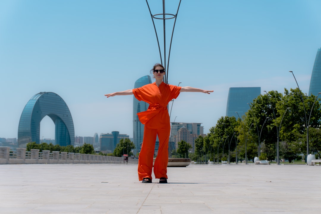 Photo orange pants